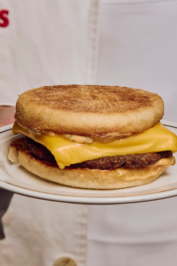 The sausage muffin at Hector’s Deli gives Macca’s a run for its money.