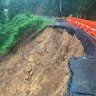 Man swept away in flood found dead, landslides close roads