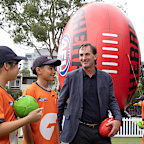 AFL CEO Andrew Dillon in Sydney for Opening Round.