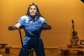 Zahra Newman stars in The Hate Race at Malthouse Theatre.