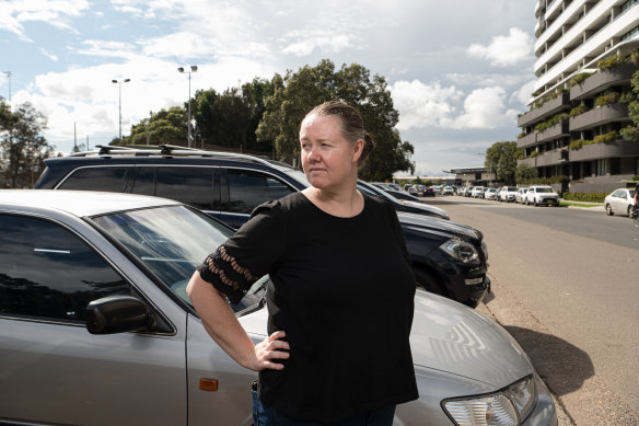 Wolli Creek resident Rhondda Orchard is frustrated by tha proliferation of ride share vehiclez up in her local area.