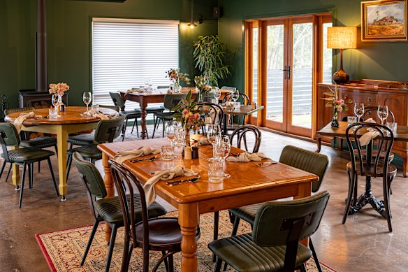 The dining room at Jimmy Joans. 