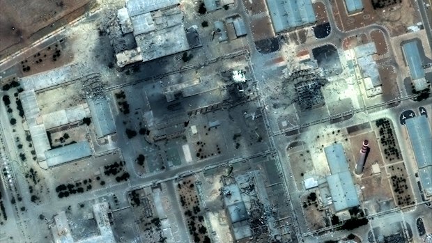 Buildings at Iran’s Isfahan facility show extensive damage after Israeli strikes.