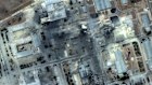 This satellite image provided by Maxar Technologies shows a close view of the Isfahan nuclear technology in Iran after US strikes.