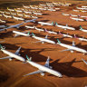 Cathay Pacific had a total of 76 planes stored at Alice Springs at the height of the pandemic.