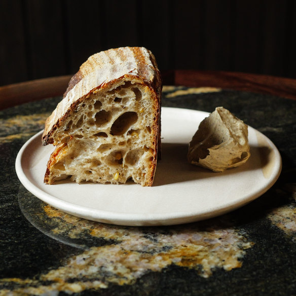 Embla’s bread with mushroom butter.