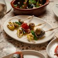The menu is made up of small share plates.