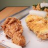 The sweet & spicy chicken at Joy Korean Fried Chicken.