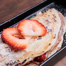 Mzungu rotella (Nutella roti).