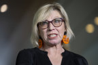 Advocate Rosie Batty during a press conference to mark 16 Days of Activism against Gender-Based Violence