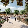 An artist’s impression of Stage 2 of the Rouse Hill Town Centre.