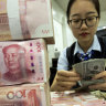 The yuan is tumbling against the US dollar as Chinese  investors take their money out of the country. 