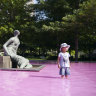 Make a splash in the NGV’s bright pink pond this summer