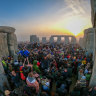Druids, pagans flock to Stonehenge for first pandemic-era solstice ceremony