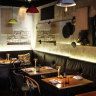 The edgy interiors at Yellow restaurant in Potts Point.