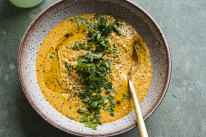 Budget-friendly and comforting carrot and lentil soup.