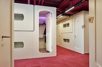 At this antisocial hostel, rooms fit together like Tetris blocks