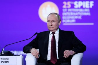 Vladimir Putin struck an upbeat tone at his economic summit in St Petersburg last week, but insiders remain sceptical.