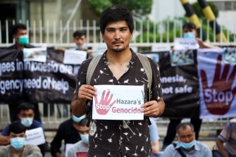 Mahdi Alizada, from Afghanistan, spent five years in a detention facility on Borneo and is now a refugee representative.