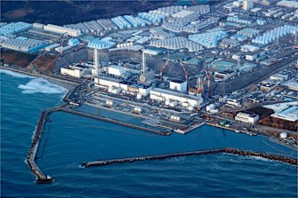 Fukushima Daiichi nuclear power plant in Okuma town, Fukushima prefecture, north of Tokyo, on Thursday.