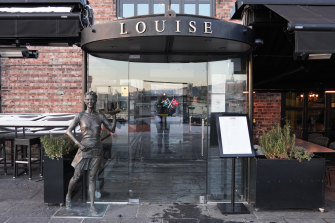 The Louise Restaurant & Bar at Aker Brygge in Oslo where local authorities have halted the sale of alcohol. 
