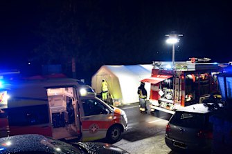 Six people were killed and others seriously injured when a car ploughed into a group of tourists.