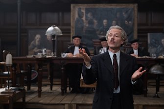 Guy Pearce as Hans Van Meegeren in The Last Vermeer.