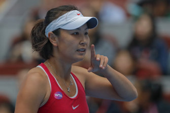 Peng Shuai has appeared infrequently on Chinese social media since early November when she used Weibo to accuse the former vice-premier Zhang Gaoli of sexual assault.