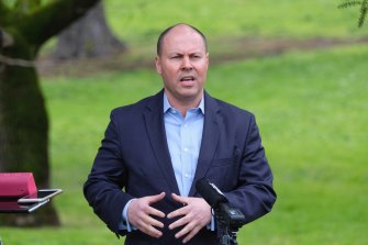 Treasurer Josh Frydenberg is feeling a little more relaxed about the unemployment figures.
