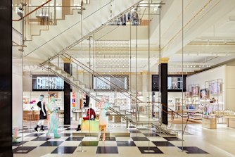 By appointment only: The Louis Vuitton boutique in Sydney.