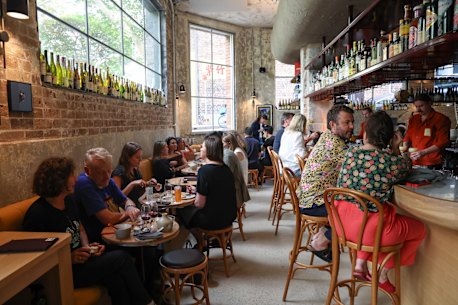Casual Euro-French restaurant Bessie’s.