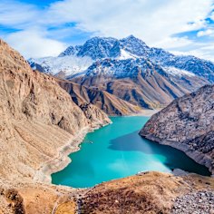 Marguzor Lake, Tajikistan.