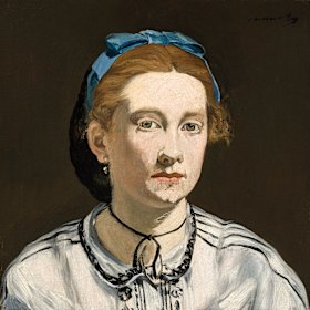 Victorine Meurent by Edouard Manet c. 1862.