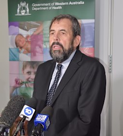 WA's Chief Health Officer Andrew Robertson.