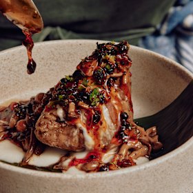 Lorcan Kan’s zongzi with shiitake mushroom, ginger and five spice.