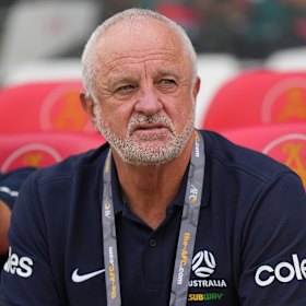 Graham Arnold criticised the state of the pitch after the match.