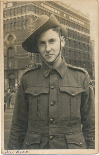 Bill Ryan during the Second World War.