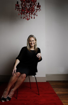 Emma Isaacs in the early days of Business Chicks. 