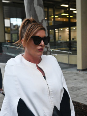 WA Police officer Melissa Hankinson who alleges her former partner Troy Buswell assaulted her.