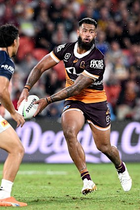 Payne Haas has been in superb form for the Broncos.