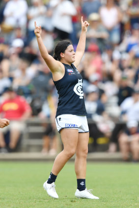 Maddy Prespakis was among Carlton's best.
