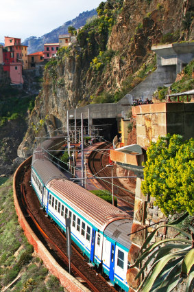 The village of Manarola, Cinque Terre. 