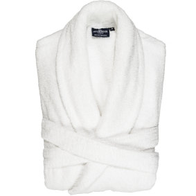 Moss River's towel bathrobe.