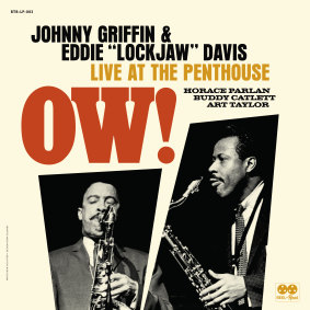 Johnny Griffin & Eddie 'Lockjaw' Davis's Ow! album cover.