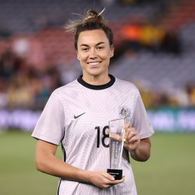 Mackenzie Arnold was named player of the tournament.