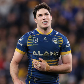 Mitch Moses suffered a finger injury in Friday’s win over Penrith.