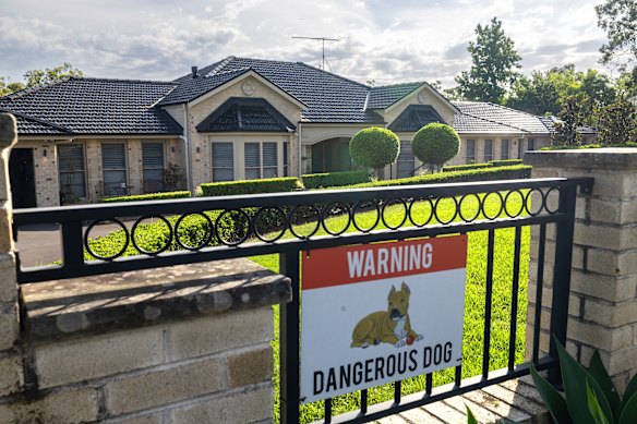 The Kenthurst property where Andrews was arrested on Wednesday morning.