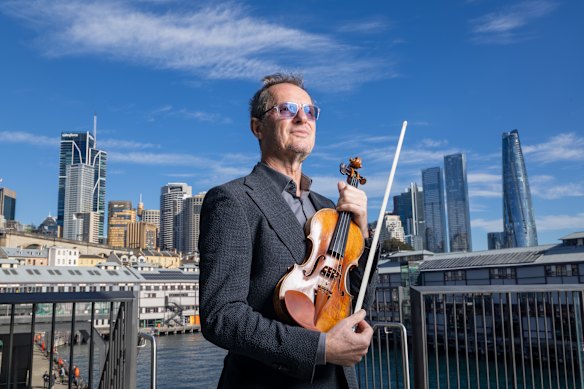 Richard Tognetti last month launched the ACO’s 2027 season. 