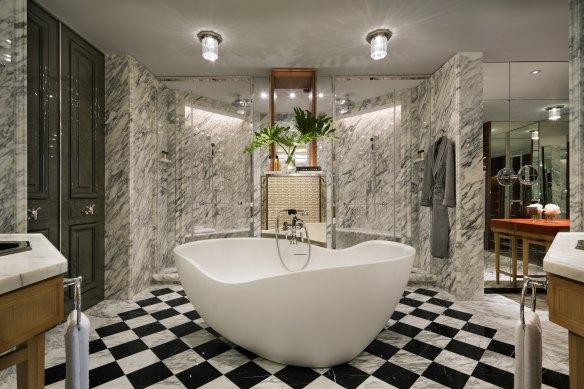 Dive in - guest bathroom.