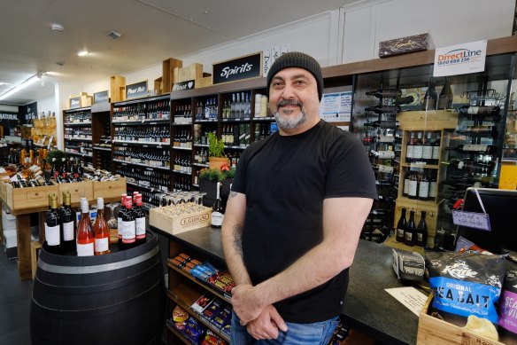 Brian Haddad, owner of Westgarth Liquor in Northcote.
